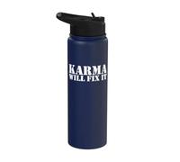 Il karma lo risolverà Meditazione Stainless Steel Insulated Water Bottle