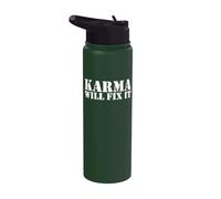 Il karma lo risolverà Meditazione Stainless Steel Insulated Water Bottle