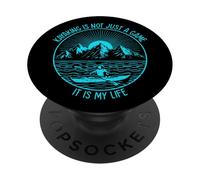 Il kayak non è solo un gioco, è la mia vita - Canoa Kayak PopSockets PopGrip Adesivo