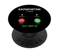 Il Kazakistan chiama e devo andare in viaggio PopSockets PopGrip Adesivo
