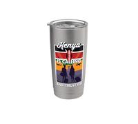 Il Kenya chiama e devo andare in viaggio in Kenya Bicchiere termico in acciaio inox doppia parete