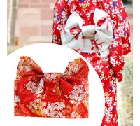 Il kimono obi cintura giapponese Lady pre -legato per bambini per festival di
