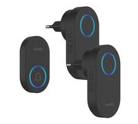 Il Kit Campanello Wireless VIVIS offre una portata wireless fino a 280 metri in aree aperte. È dotato di 60 suonerie, luci LED ed è di facile installazione (1 to 2)