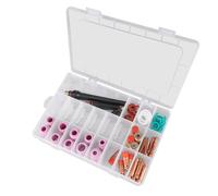 Il kit di accessori per torcia di saldatura TIG da 55 pezzi sostituisce i