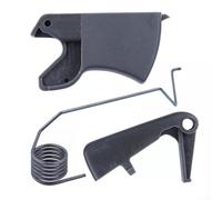 Il kit di blocco del grilletto della molla dell'acceleratore per motosega 445 E 450 450E garantisce un comportamento costante di ritorno dell'acceleratore