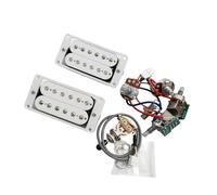 Il Kit Di Cablaggio Per Pickup Push Pull A Bobina Singola/doppia Senza Saldatura 2V2T Include Il Completo Per Chitarra Cablaggi Per Chitarra(White 2V2T)