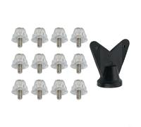Il kit di chiodi per scarpe da calcio di alta qualità contiene dodici robusti tacchetti in metallo e uno strumento per cambi fluidi e rapidi (13 mm + 15 mm)