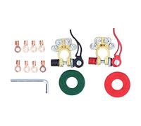 Il kit di morsetti per connettori a 4 vie a sgancio rapido del terminale della batteria semplifica il collegamento del cavo per la batteria dell'auto in lega di alluminio e rame