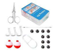 Il Kit di Pesca Completo,Set Completo 24 Pezzi - Terminali Per La Pesca - Per La A Bass, Trota, Pesce Gatto In Acqua Salata, Riva, Molo E Lago, Uomo, Marito