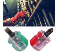 Il kit di viti per piastra ad ago per macchina da cucire include 2 cacciaviti a manico corto con punte di precisione per una consegna accurata della coppia (croce)