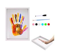 Il kit per impronte di mani include 6 colori di vernice e 4 fogli | Kit di decorazioni per la casa, decorazione per la casa, per la doccia, per le foto e i ricordi della famiglia