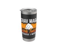 Il Krav Maga ci pensa due volte perché il Krav Maga di combattimento ravvicinato della difesa Bicchiere termico in acciaio inox doppia parete