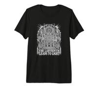 Il Labirinto Conduce alla Luce cattedrale Gotica Maglietta Premium