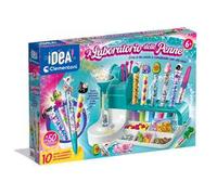 Clementoni Idea - Laboratorio delle Penne Personalizzate, Kit Creativo per Bambini 6+ Anni, con 50+ Accessori e 10 Penne Personalizzabili, Lingua Italiana, 18748