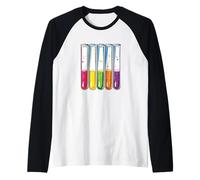 Il laboratorio di provette ispira menti curiose per gli scienziati Maglia con Maniche Raglan
