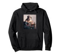 Il Lacemaker di Johannes Vermeer (1669-1670) Felpa con Cappuccio