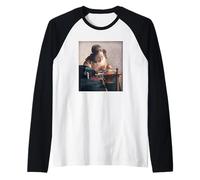 Il Lacemaker di Johannes Vermeer (1669-1670) Maglia con Maniche Raglan