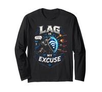 Il Lag Non Sono Io Gaming Maglia a Manica