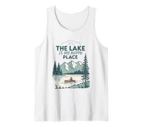 Il Lago è Il Mio Posto Felice Canoa Natura Design Canotta