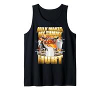 Il Latte Mi Fa Male la Pancia Meme Divertente della Mucca Canotta