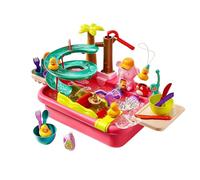 Il Lavello Giocattolo Con Acqua Corrente - Giocattolo Sensoriale Elettrico Ad Acqua Corrente | Lavello Da Cucina Per Bambini - Giochi Estivi dentro e fuori in Giardino Cortile in Spiaggia ai Ragazzi e