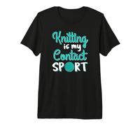Il Lavoro a Maglia è Il Mio Sport Maglietta Premium