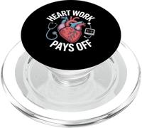 Il lavoro cardiaco ripaga l'anatomia umoristica med PopSockets PopGrip per MagSafe