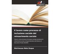 Il lavoro come processo di inclusione sociale del reinserimento sociale: Il lavoro come processo di inclusione sociale dei detenuti in reinserimento ... del Sistema di Esecuzione Penale (SUSEPE)