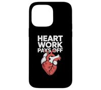 Il lavoro del cuore paga la grafica ispiratrice Custodia per iPhone 14 Pro Max