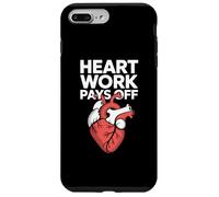 Il lavoro del cuore paga la grafica ispiratrice Custodia per iPhone 7 Plus/8 Plus