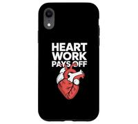 Il lavoro del cuore paga la grafica ispiratrice Custodia per iPhone XR