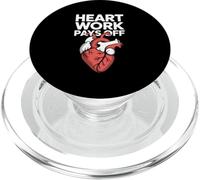 Il lavoro del cuore paga la grafica ispiratrice PopSockets PopGrip per MagSafe