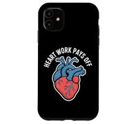 Il lavoro del cuore ripaga l'anatomia ispiratrice Custodia per iPhone 11