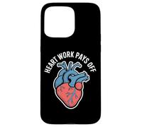 Il lavoro del cuore ripaga l'anatomia ispiratrice Custodia per iPhone 15 Pro Max