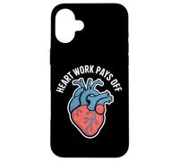 Il lavoro del cuore ripaga l'anatomia ispiratrice Custodia per iPhone 16 Plus