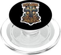 Il lavoro dell'assistente sociale cristiano è il mio versetto biblico del ministero PopSockets PopGrip per MagSafe