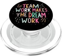 Il lavoro di squadra fa funzionare il sogno, citazione motivazionale sportiva PopSockets PopGrip per MagSafe