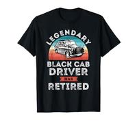 Il leggendario Black Cab Driver Si è ritirato Black Taxi Driver Maglietta