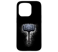 Il leggendario martello di Thor Mjolnir guerriero mitologia norrena Custodia per iPhone 15 Pro