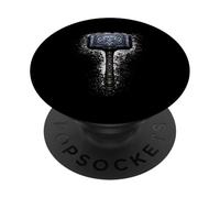 Il leggendario martello di Thor Mjolnir guerriero mitologia norrena PopSockets PopGrip Adesivo