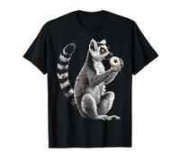 Il lemure dalla coda ad anello mangia ciambella Animal Art Ring-Tailed-Lemur Maglietta