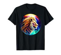 Il Leone nello Spazio al Cielo Stellato Leone Maglietta