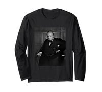 Il Leone Ruggente (Winston Churchill) Maglia a Manica