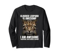 Il Leopardo nuvoloso è Fantastico Maglia a Manica