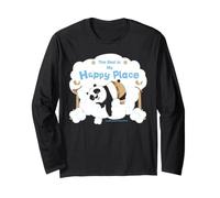 Il Letto è Il Mio Posto Felice Kungfu Panda Maglia a Manica