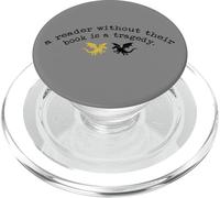 Il lettore senza libro è una tragedia Regalo divertente del PopSockets PopGrip per MagSafe