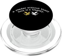 Il lettore senza libro è una tragedia Regalo divertente del PopSockets PopGrip per MagSafe