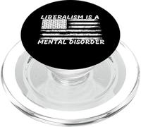 Il liberalismo è un disturbo mentale | Abbigliamento conservatore PopSockets PopGrip per MagSafe