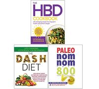 Il libro di ricette HBD, la dieta Dash, Paleo Nom Nom Fast 800 Ricettario 3 libri di raccolta