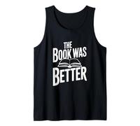 Il Libro Era Meglio Citazione letteraria Divertente Canotta